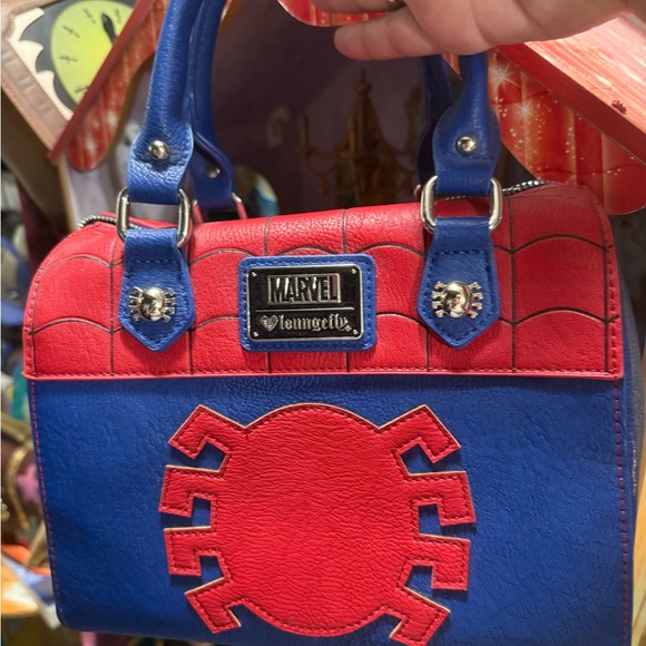 New Loungefly Marvel Spider-Man Rare Satchel Bag - Picture 2 of 3